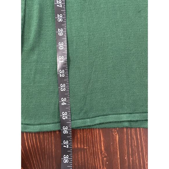 VTG Frederick’s of Hollywood Cowl Neck Body Sweater Dress S Forest Green Glam - Picture 10 of 11